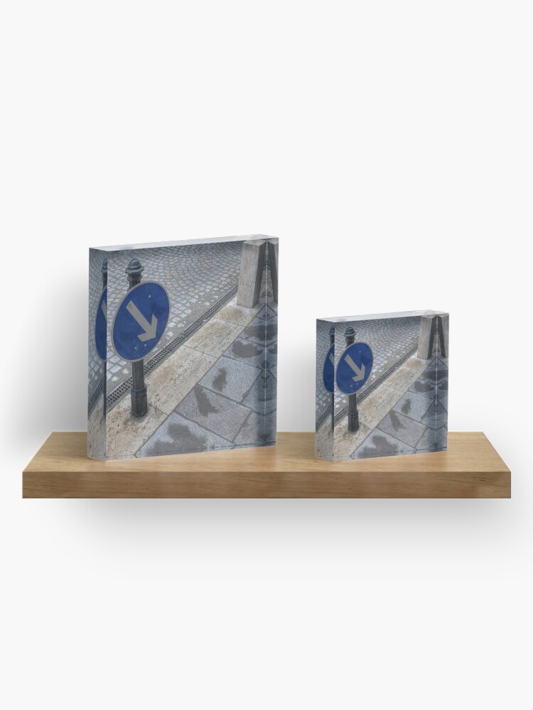 Alternate view of Which Way? Acrylic Block