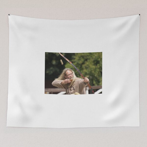 Item preview, Hippie archer taking aim with bow and arrow designed and sold by FabPosters4Less.