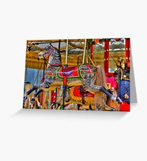 Merry -Go - Round Greeting Card