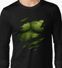 The Incredible Green Super Soldier Long Sleeve T-Shirt