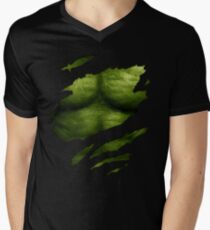 The Incredible Green Super Soldier Men's V-Neck T-Shirt