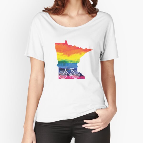 Minnesota Pride Bike Relaxed Fit T-Shirt