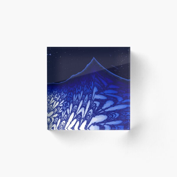Glacial Peak Acrylic Block