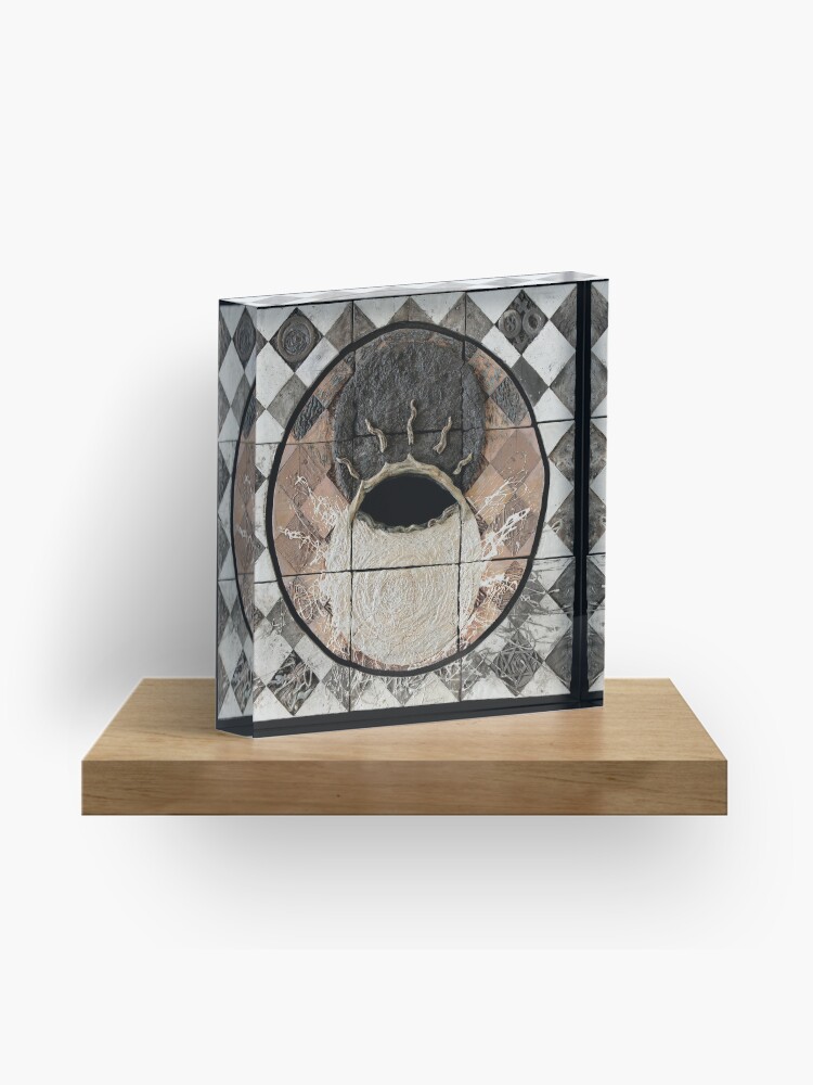 Thumbnail 1 of 5, Acrylic Block, Hatha: union of sun moon designed and sold by MonaShiber.