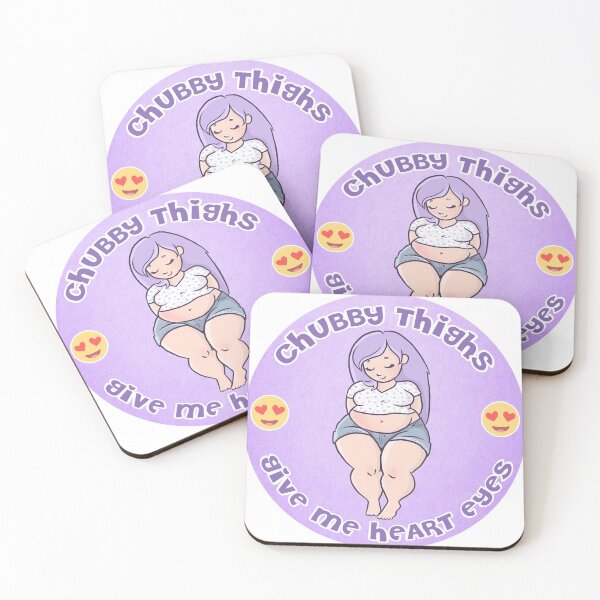 Item preview, Chubby Thighs Give Me Heart Eyes designed and sold by bunnyblush.