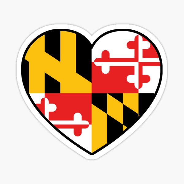 Item preview, Maryland Heart MD designed and sold by AmericanArt.