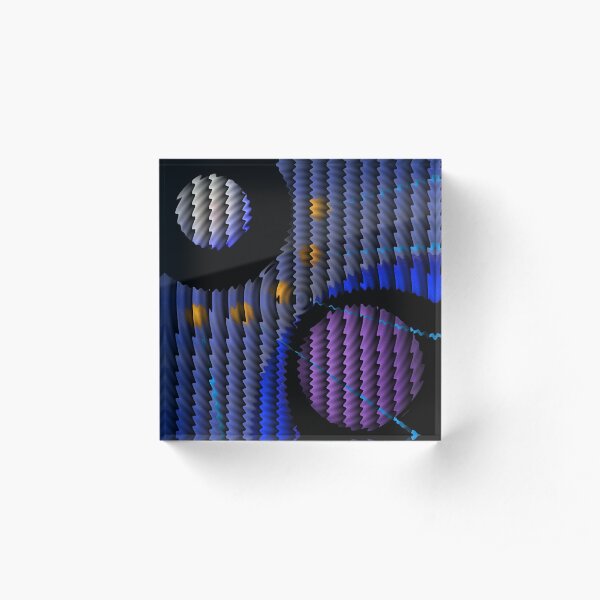 Frequented Frequency Acrylic Block