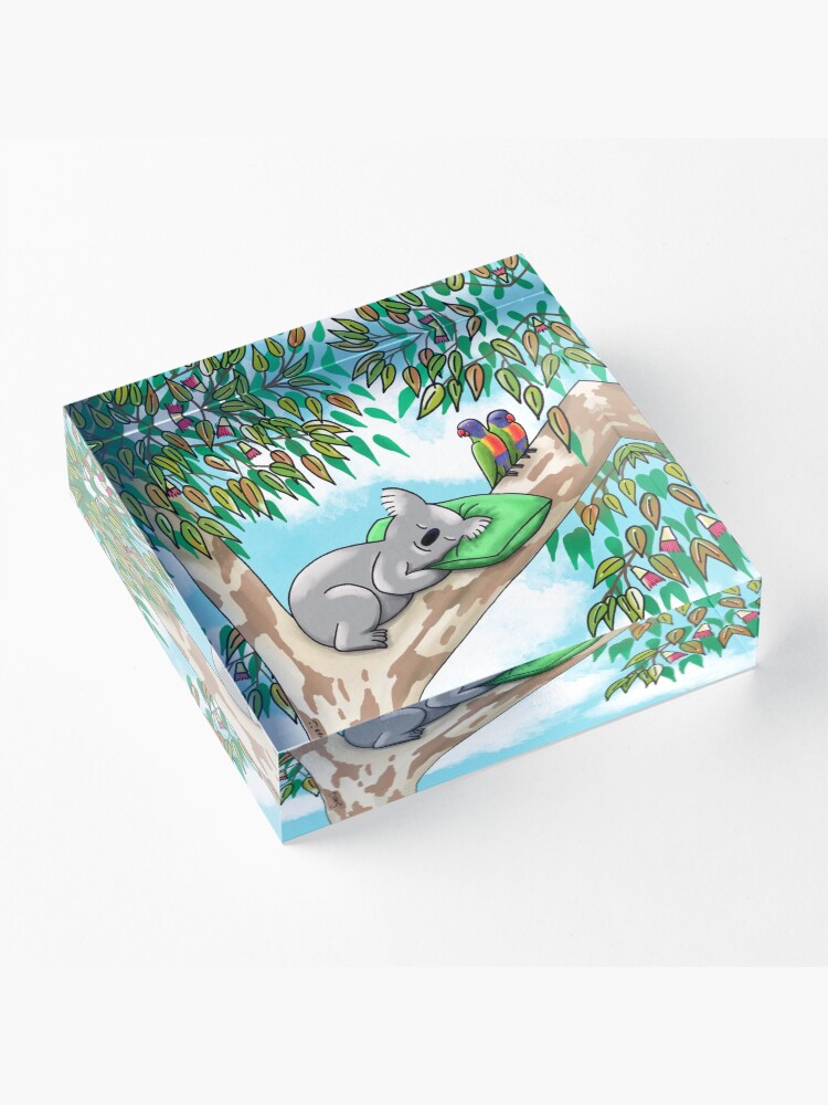 Alternate view of Sweet Dreams Sleepy Koala Acrylic Block