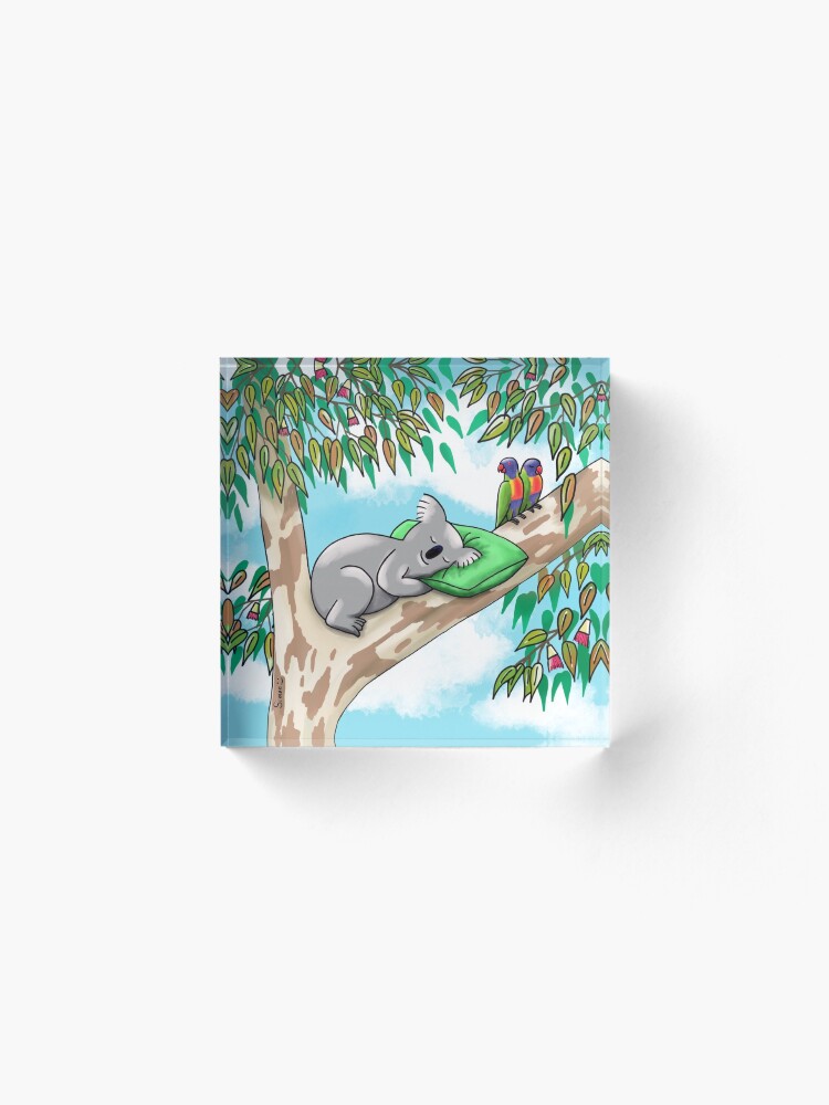 Alternate view of Sweet Dreams Sleepy Koala Acrylic Block
