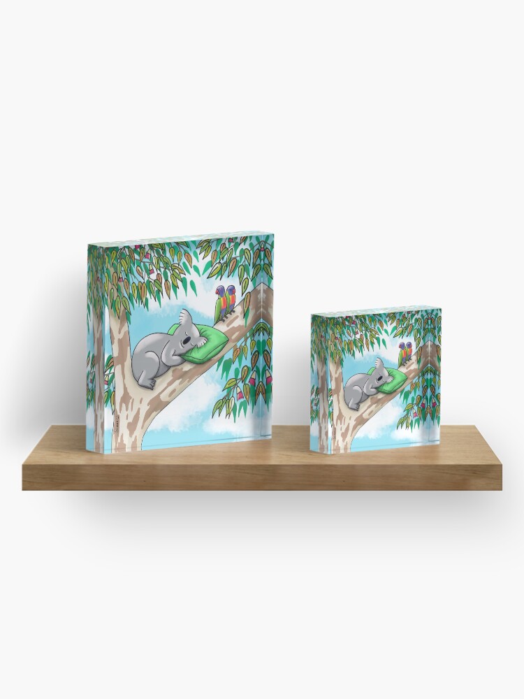 Alternate view of Sweet Dreams Sleepy Koala Acrylic Block