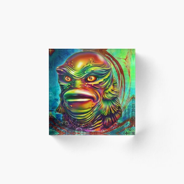 Creature from the black lagoon. Acrylic Block
