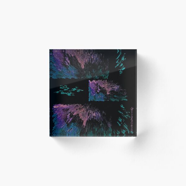 Midnight Velvet Acrylic Block