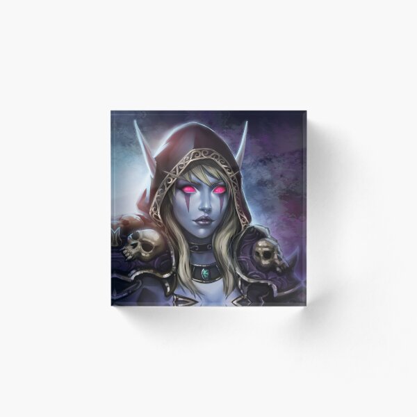 Lady Sylvanas Windrunner Acrylic Block