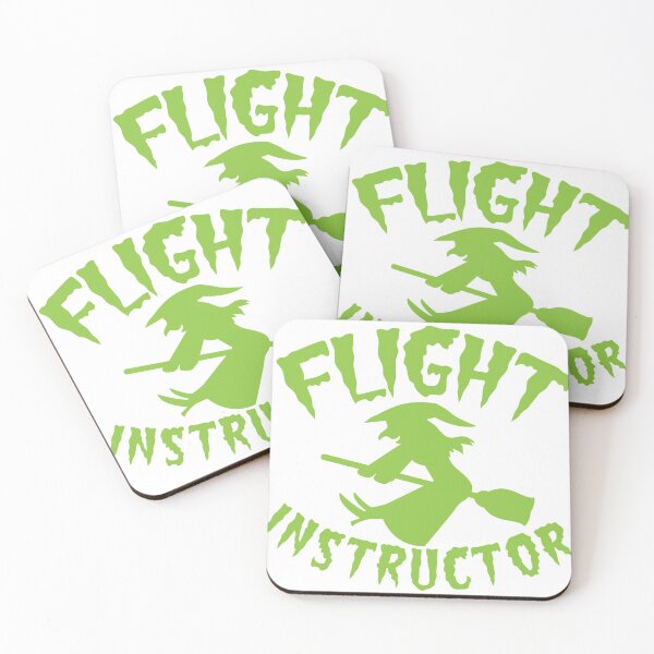 Item preview, Witch on a broomstick FLIGHT INSTRUCTOR designed and sold by jazzydevil.