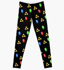 Triforce and Rupees Pattern - Zelda Leggings