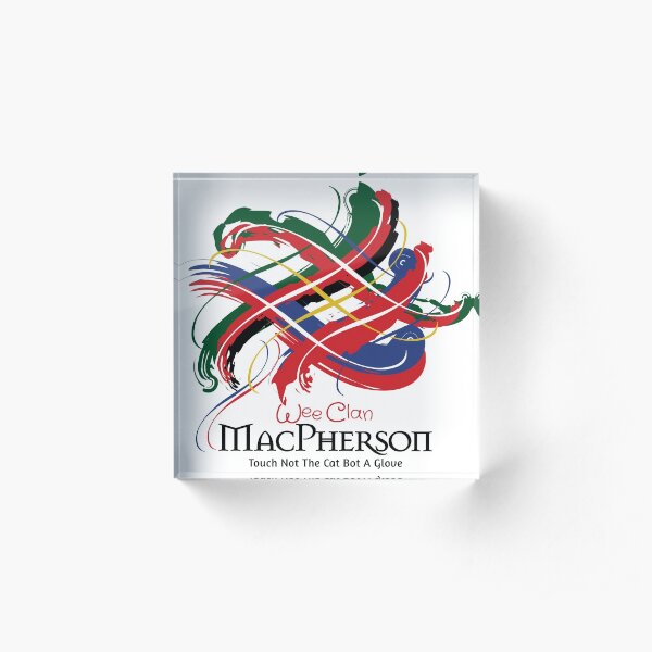 Wee Clan MacPherson Acrylic Block