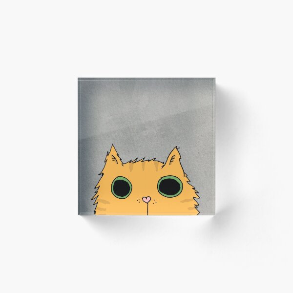 Psycho Cat Acrylic Block