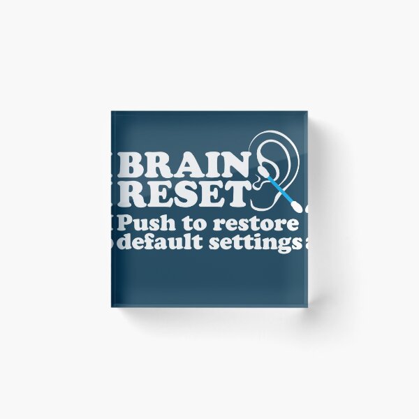 Item preview, Brain Reset designed and sold by e2productions.