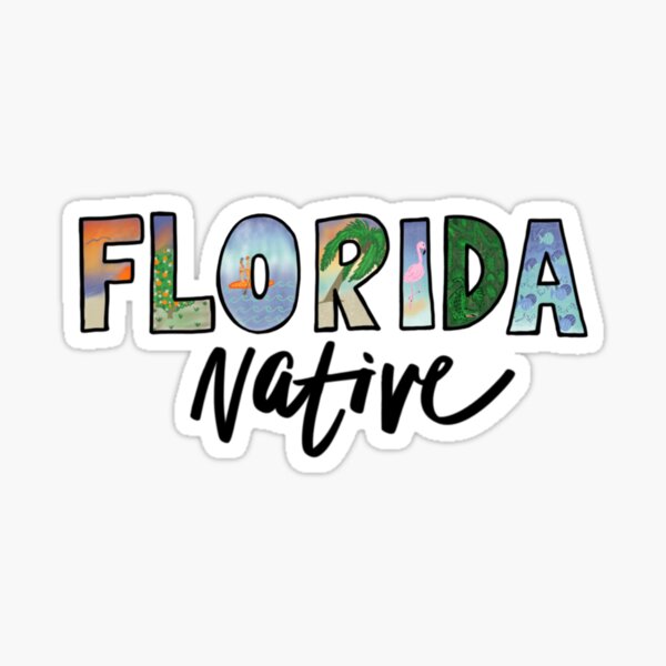 Florida Native Sticker