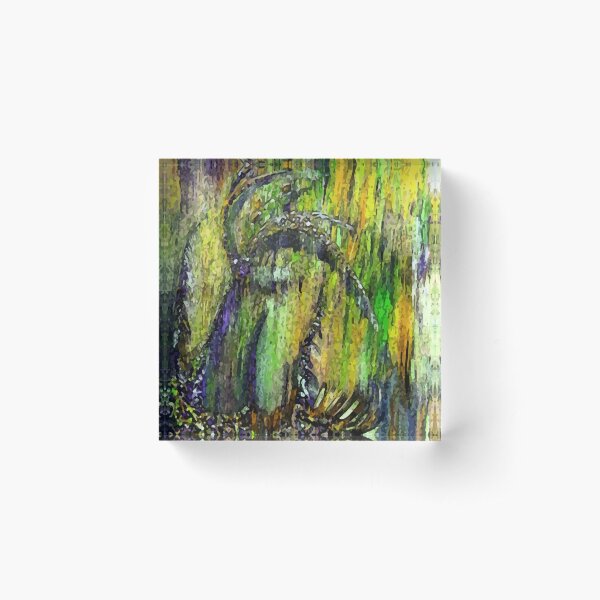 Swamp Life by LeahG Acrylic Block