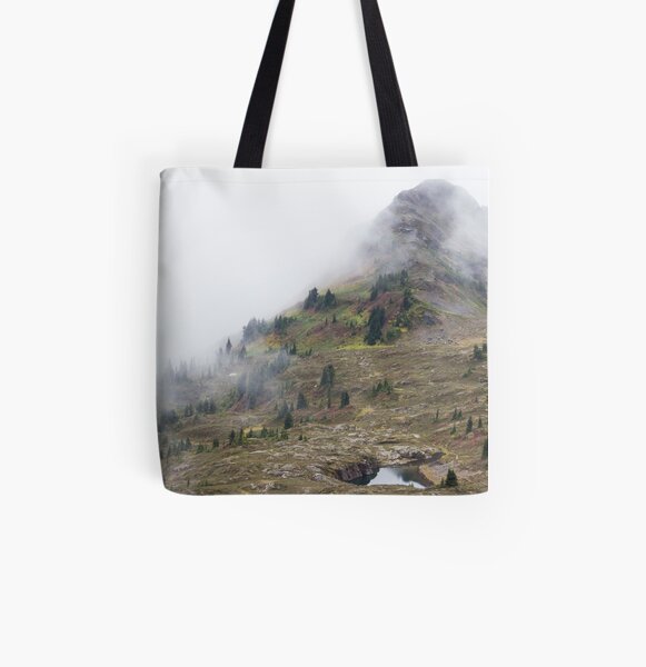 Yellow Aster Butte All Over Print Tote Bag