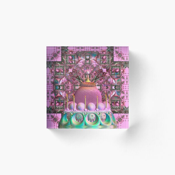 Space-cake Acrylic Block