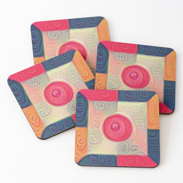 Item preview, DeepDream Color Squares Visual Areas 5x5K v18 designed and sold by blackhalt.