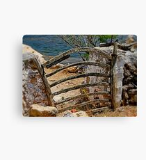 Rustic gate Canvas Print