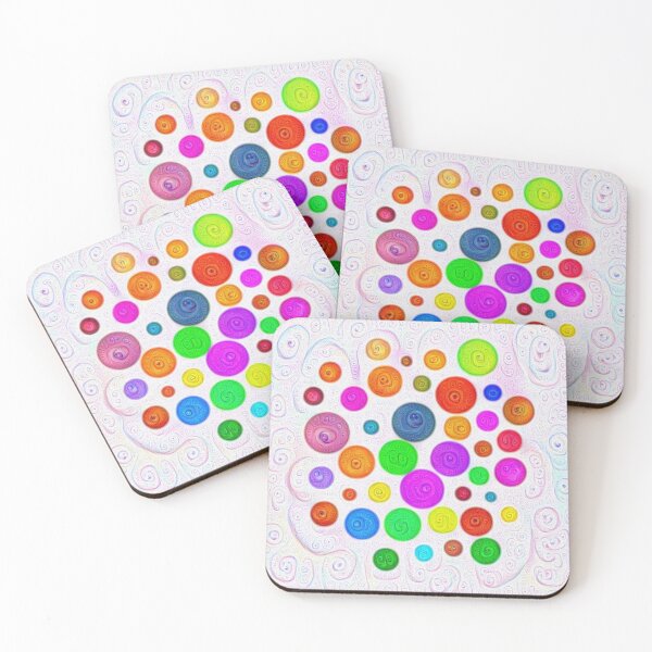 Item preview, #DeepDream Color Circles Visual Areas 5x5K v1448374069 designed and sold by blackhalt.