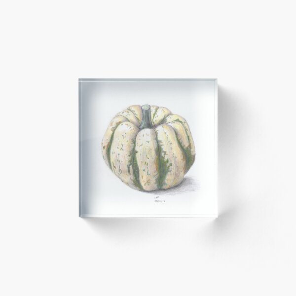 Sweet Dumpling Squash Acrylic Block