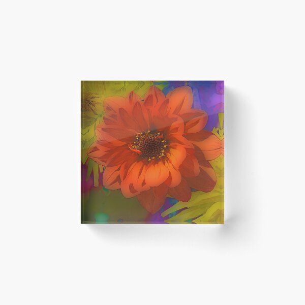 The shock of pure color Acrylic Block