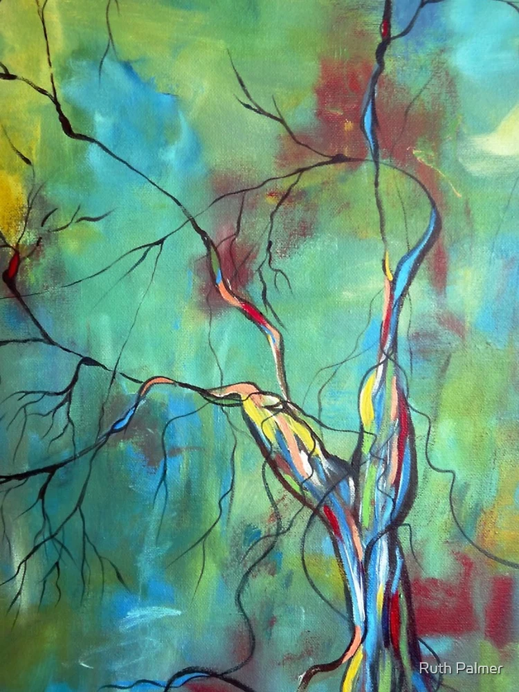 Thumbnail 4 of 4, iPhone Case, Tree Of Winding Color designed and sold by Ruth Palmer.