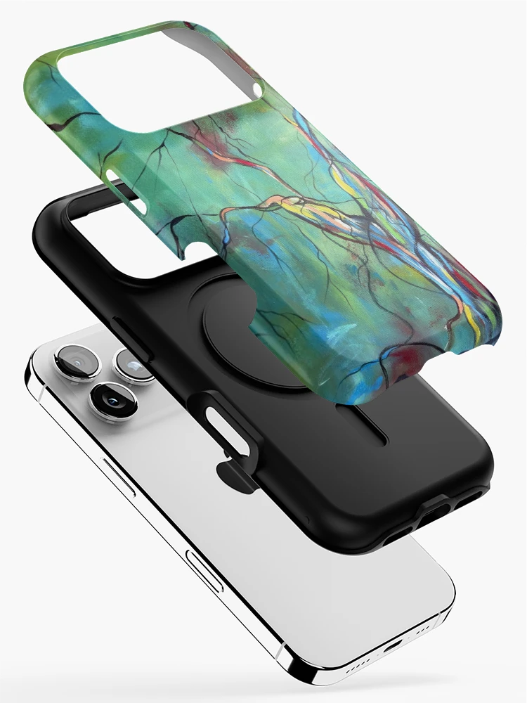 Thumbnail 2 of 4, iPhone Case, Tree Of Winding Color designed and sold by Ruth Palmer.