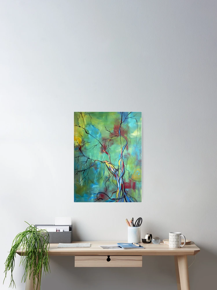 Thumbnail 2 of 3, Poster, Tree Of Winding Color designed and sold by Ruth Palmer.