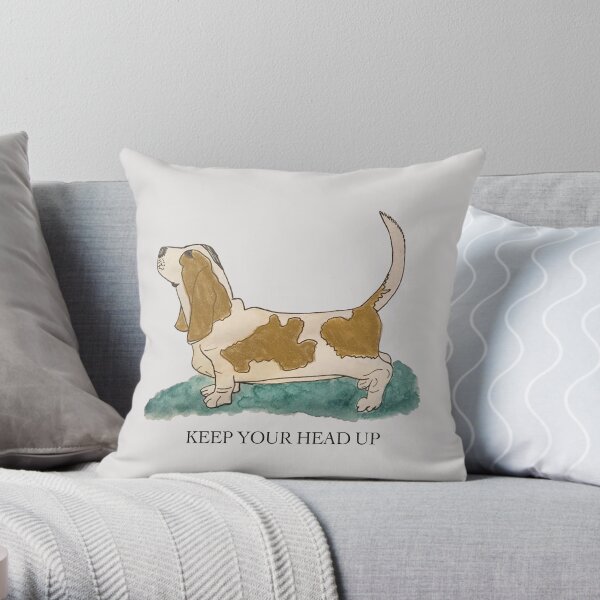 Keep Your Head Up Throw Pillow