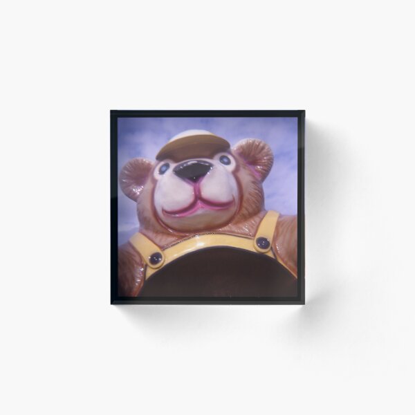 Yellow Bear Acrylic Block