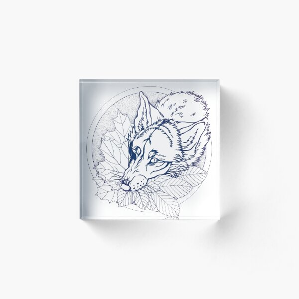 Life of leaves Acrylic Block