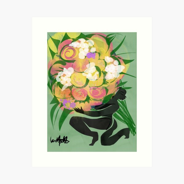 Trago esta Rosa Art Print