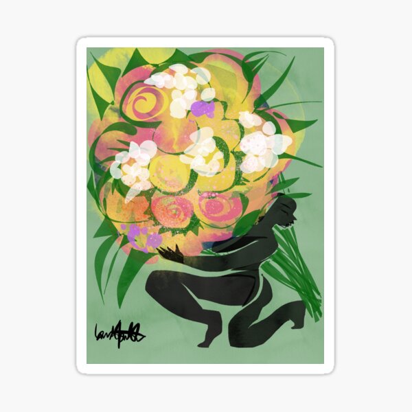 Trago esta Rosa Sticker