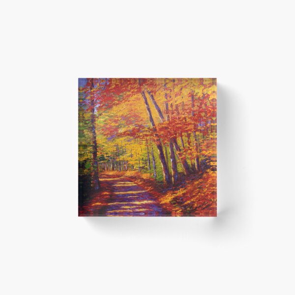 Item preview, New England Autumn Maple Road designed and sold by sesillie.