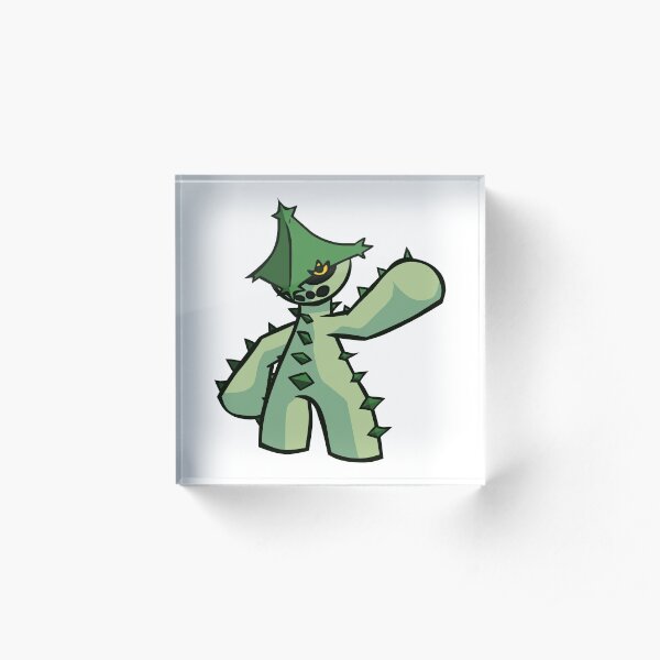 Cacturne Acrylic Block