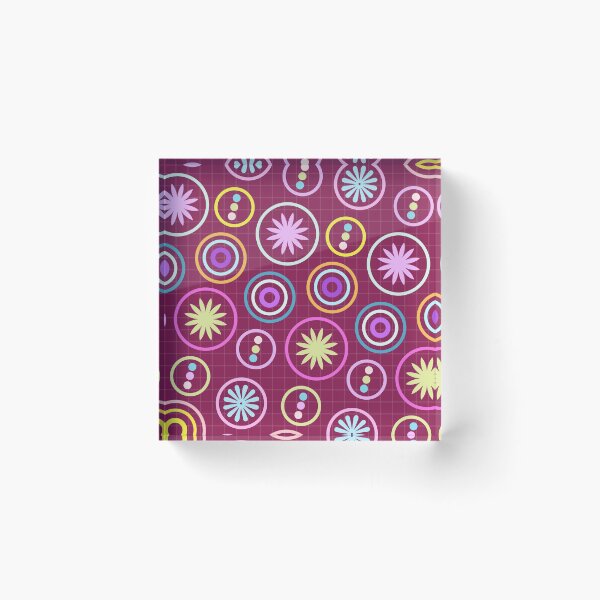Item preview, Retro pattern with circles  designed and sold by danaestudio.