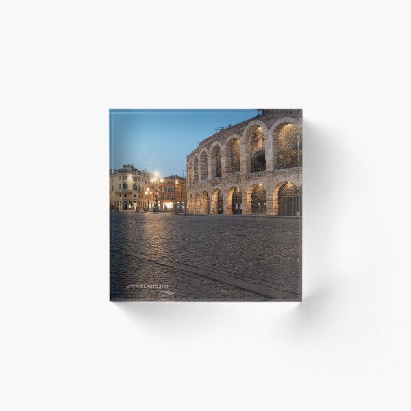 L'Arena, Verona, Italy Acrylic Block