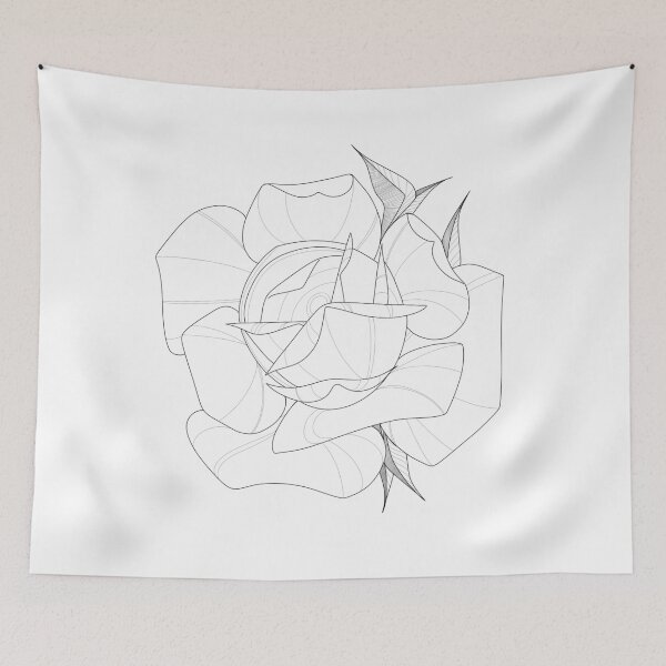 Item preview, White rose designed and sold by Nikki Boisvert.