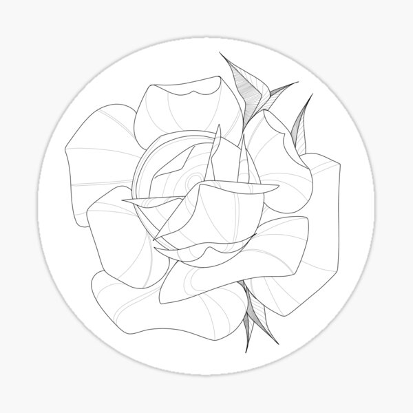 Item preview, White rose designed and sold by Nikki Boisvert.