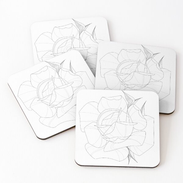 Item preview, White rose designed and sold by Nikki Boisvert.