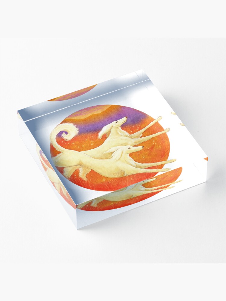 Alternate view of Summer Romp Acrylic Block