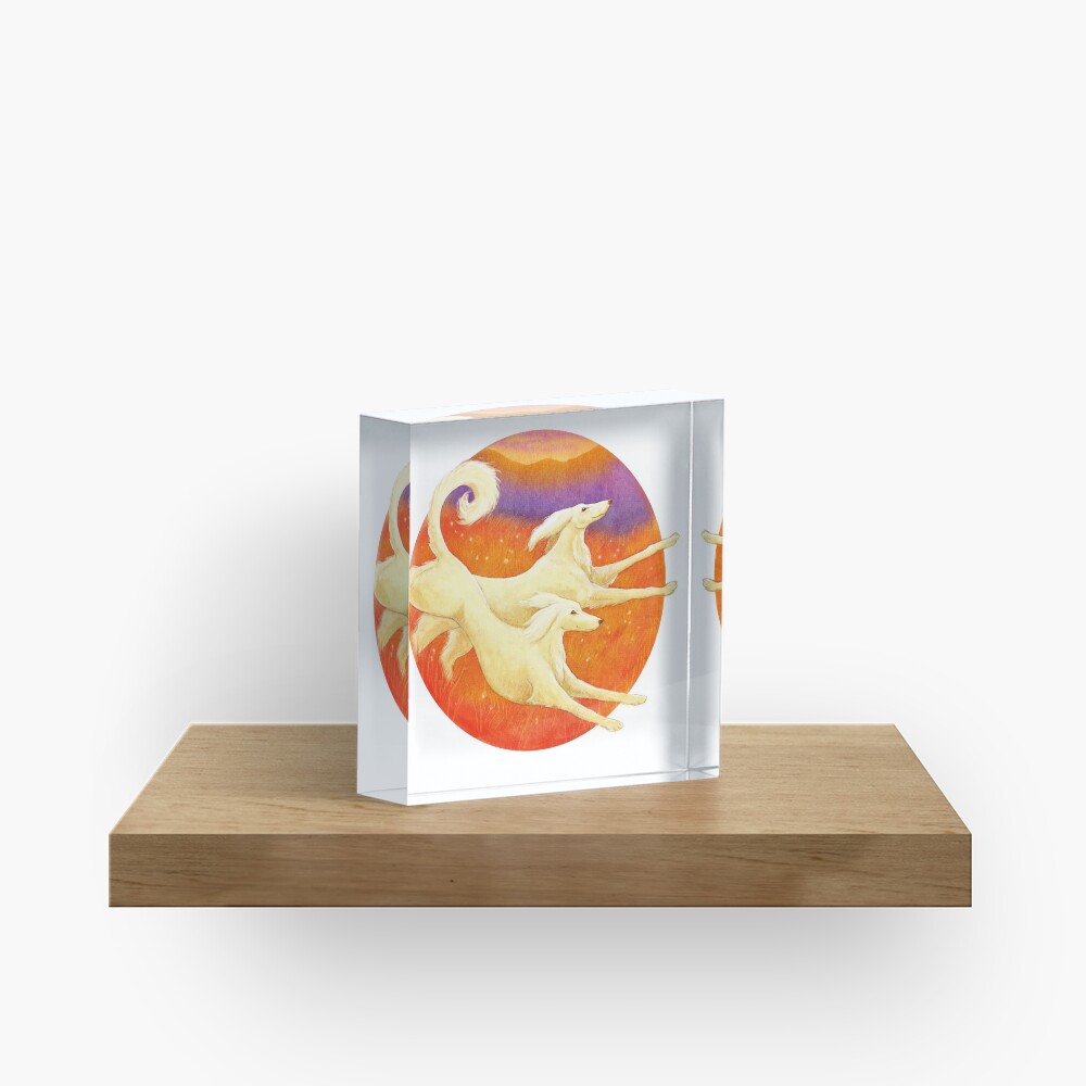 Summer Romp Acrylic Block