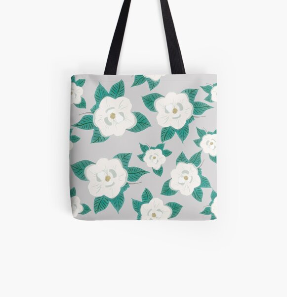 Magnolia Fields All Over Print Tote Bag