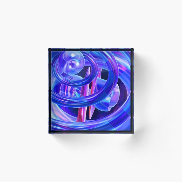Disturbed Acrylic Block